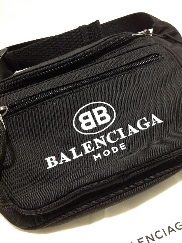 バレンシアガ ショルダーバッグ コピー BALENCIAGA エクスプローラー ベルトバッグ BLACK