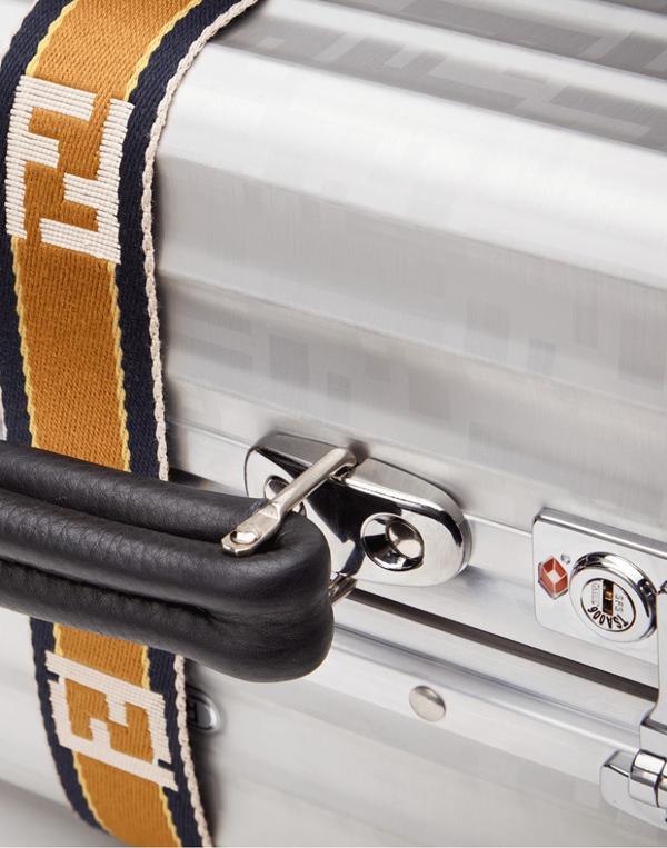 フェンディ リモワ コピー FENDI RIMOWA コラボスーツケース スーツケース アルミニウム製のクラシックラインに