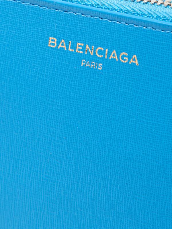 BALENCIAGAバレンシアガ 財布コピー18春夏レザーウォレット ライトブルー