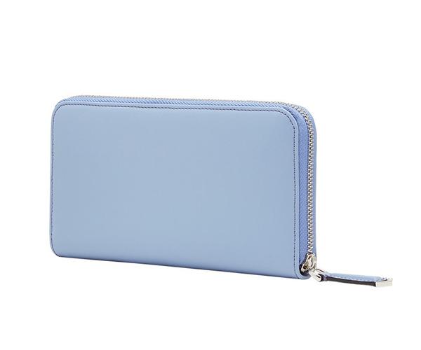フェンディ 財布 コピー 長財布 8M0299 SR0 F11DJ STUDS ブルー キシガラスのスタッズで飾られ