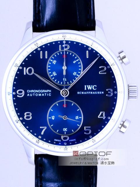IWC ポルトギーゼ スーパーコピーIW371432 クロノグラフ　ローレウス限定 ブルー