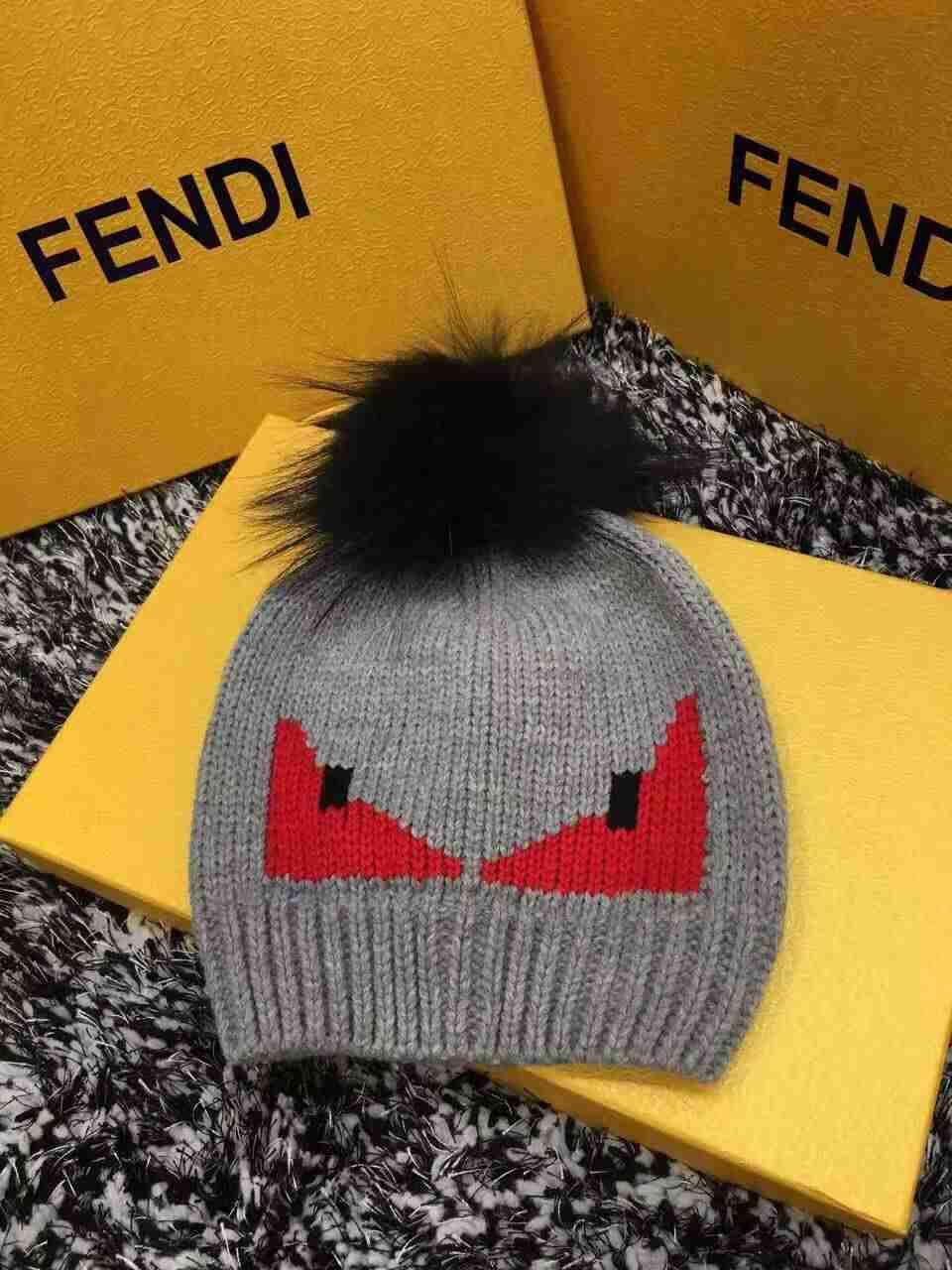 フェンディコピー 帽子 FENDI 2016秋冬新作 ファッション モンスター ハット ニットキャップ fdicap161108-3