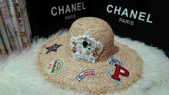 新品 シャネルコピー 帽子 2014春夏新作 CHANEL レディース 日除け ハット 編み込み 麦わら ハット chanelcap0421-21