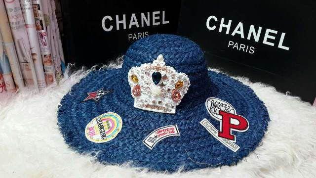 新品 シャネルコピー 帽子 2014春夏新作 CHANEL レディース 日除け ハット 編み込み 麦わら ハット chanelcap0421-22