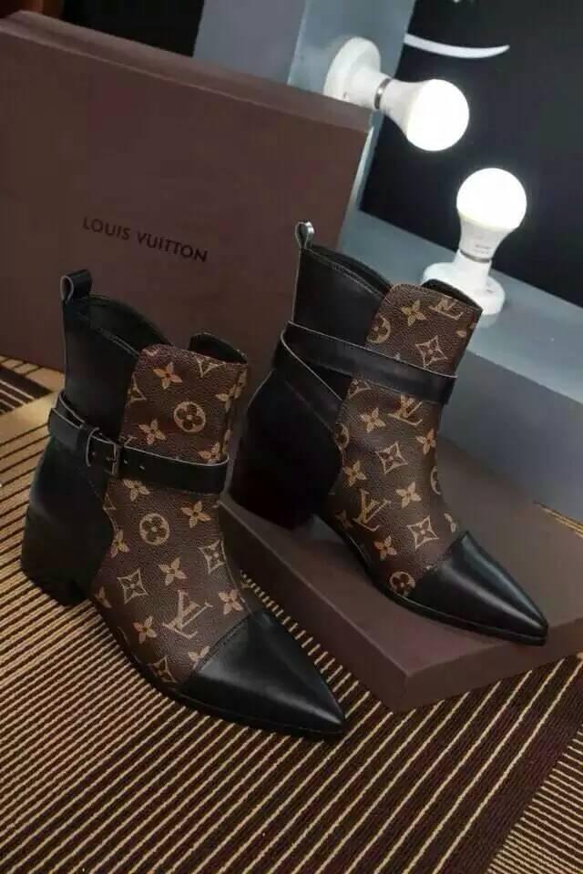 ルイヴィトンコピー 靴 Louis Vuitton 2015秋冬新作 高品質 レディース ブーツ lvshoes150901-5