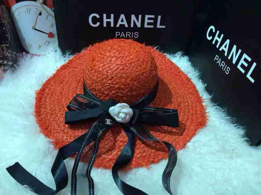 シャネルコピー 帽子 CHANEL 2014春夏新品 レディース 編み込み 日除け 麦わら ハット chanelcap0510-4