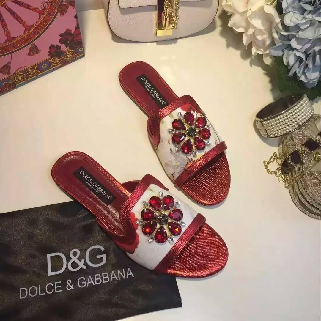 ドルチェ&ガッバーナコピー 靴 D&G 2016春夏新作 ラインストーン レディース ミュール dgshose160526-8