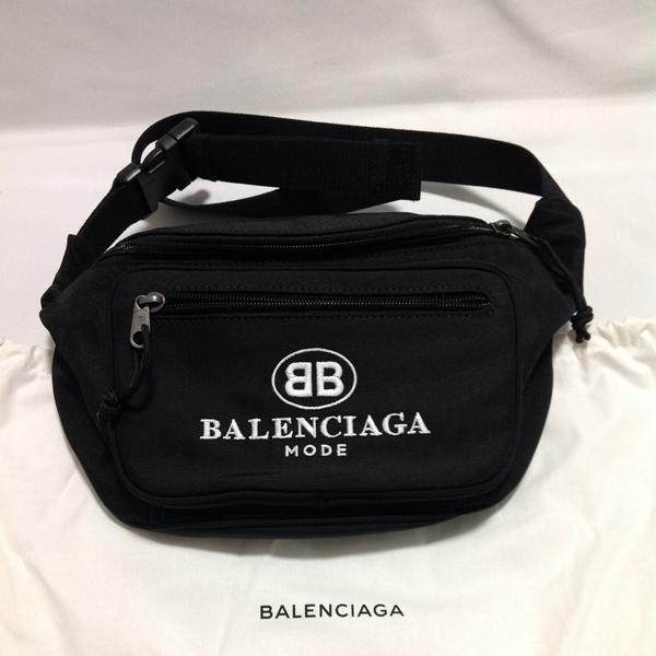 バレンシアガ ショルダーバッグ コピー BALENCIAGA エクスプローラー ベルトバッグ BLACK