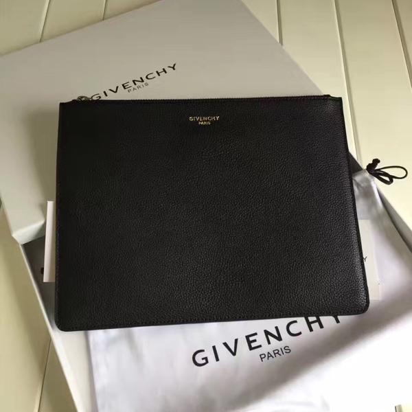 2017-2018AW Collection ジバンシィスーパーコピー GIVENCHY ロゴクラッチバッグ BK06061562 レザー 