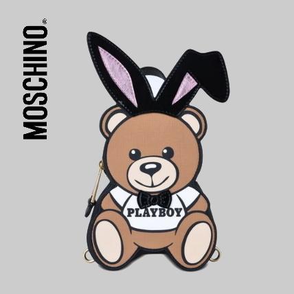 モスキーノ リュック コピー Teddy Bear PLAYBOY リアルなシッポ