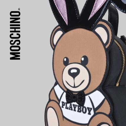 モスキーノ リュック コピー Teddy Bear PLAYBOY リアルなシッポ