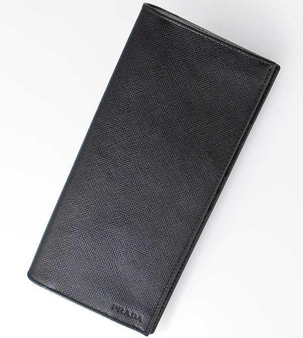 プラダ財布 コピー2M0836SA NER ブラック レザー カーフ