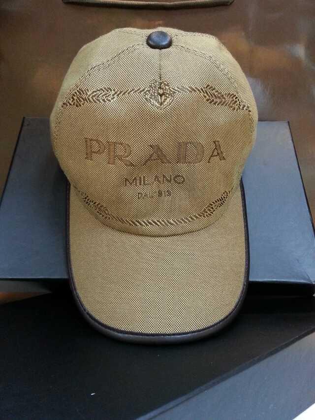 プラダコピー 帽子 2014最新作 PRADA キャンバス ハット 男女兼用 野球帽 pradacap0305-1