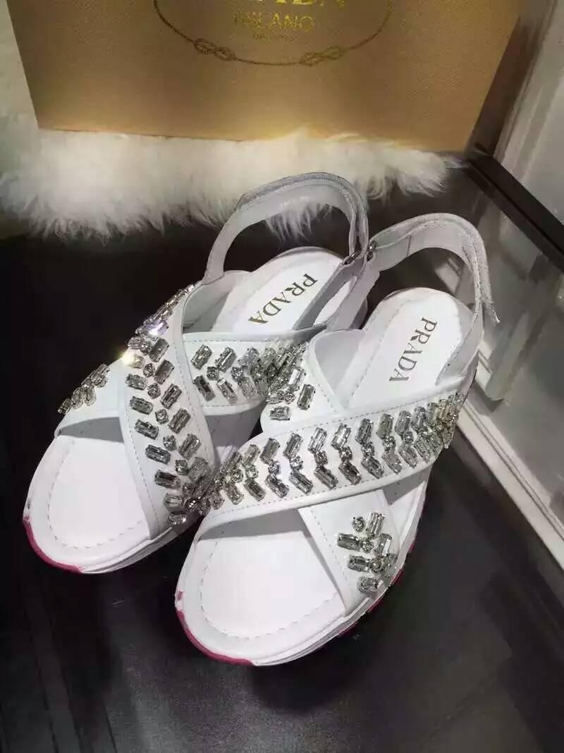プラダコピー 靴 2016春夏新作 PRADA ファッション レディース サンダル prshoes160526-3