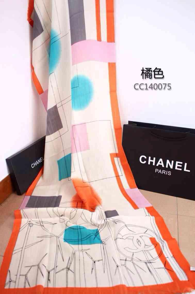 シャネルコピー スカーフ CHANEL 2014秋冬新作 高品質 カメリア レディース ウール ストール chmuffler1001107-10