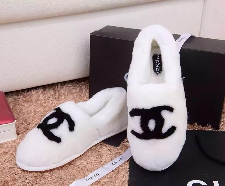 シャネルコピー 靴 2014秋冬新作 CHANEL レディース 綿入れの靴 保温する ローファー chshoes141225-2