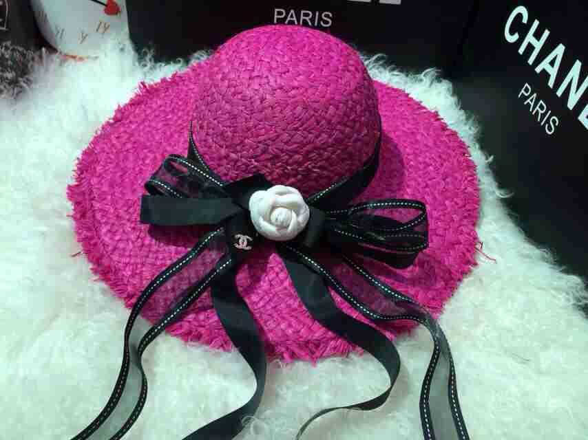 シャネルコピー 帽子 CHANEL 2014春夏新品 レディース 編み込み 日除け 麦わら ハット chanelcap0510-5