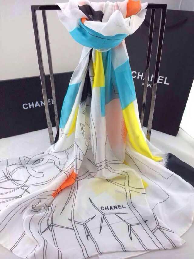 シャネルコピー CHANEL 新品 スカーフ 2014春夏新作 シルク スカーフ chmuffler0321-3