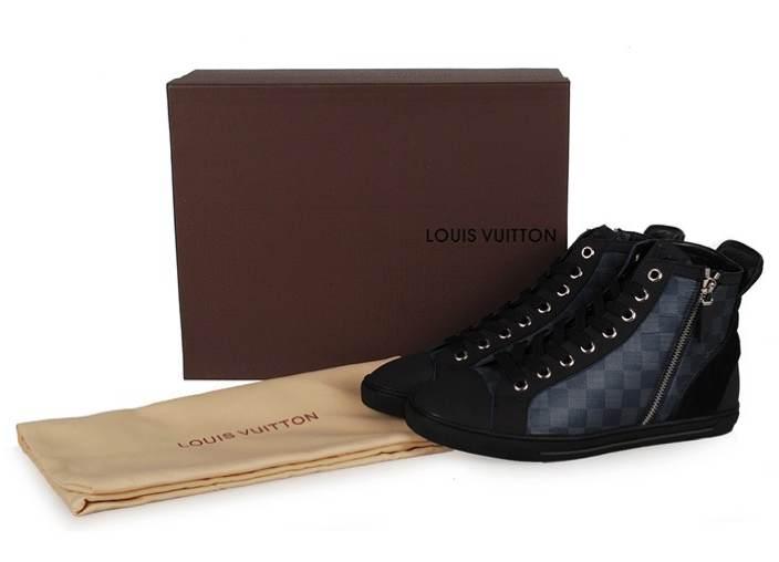 ルイヴィトンコピー 靴 Louis Vuitton 2013秋冬新作 メンズ ハイカット スニーカー LVshoes1204-5