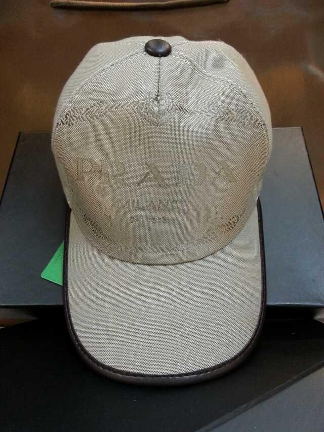 プラダコピー 帽子 2014最新作 PRADA キャンバス ハット 男女兼用 野球帽 pradacap0305-4