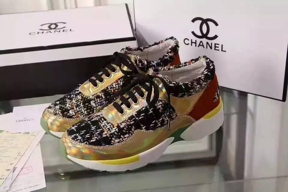 2015秋冬新作 シャネルコピー 靴 CHANEL レディース スニーカー chshoes151008-4