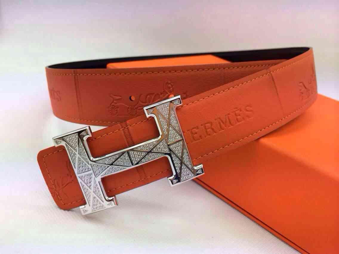 新品 エルメスコピー ベルト 2014春夏新作 HERMES 流行の イニシアル H ベルト hermesbelt0410-6