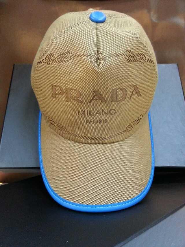 プラダコピー 帽子 2014最新作 PRADA キャンバス ハット 男女兼用 野球帽 pradacap0305-6