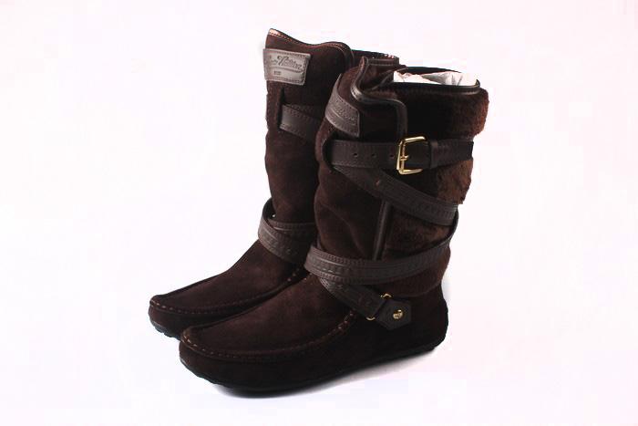 2012 秋冬-ルイヴィトンコピー-Louis Vuittonキャンパスストラップモカシンルーズブーツ-靴