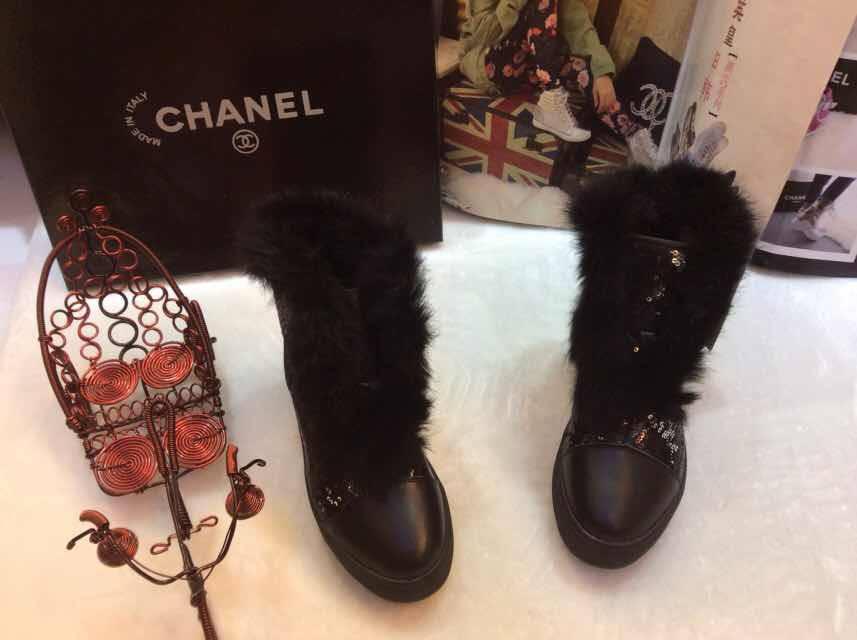 シャネルコピー 靴 2014秋冬新作 CHANEL 保温す レディースブーツ chshoes141117-4