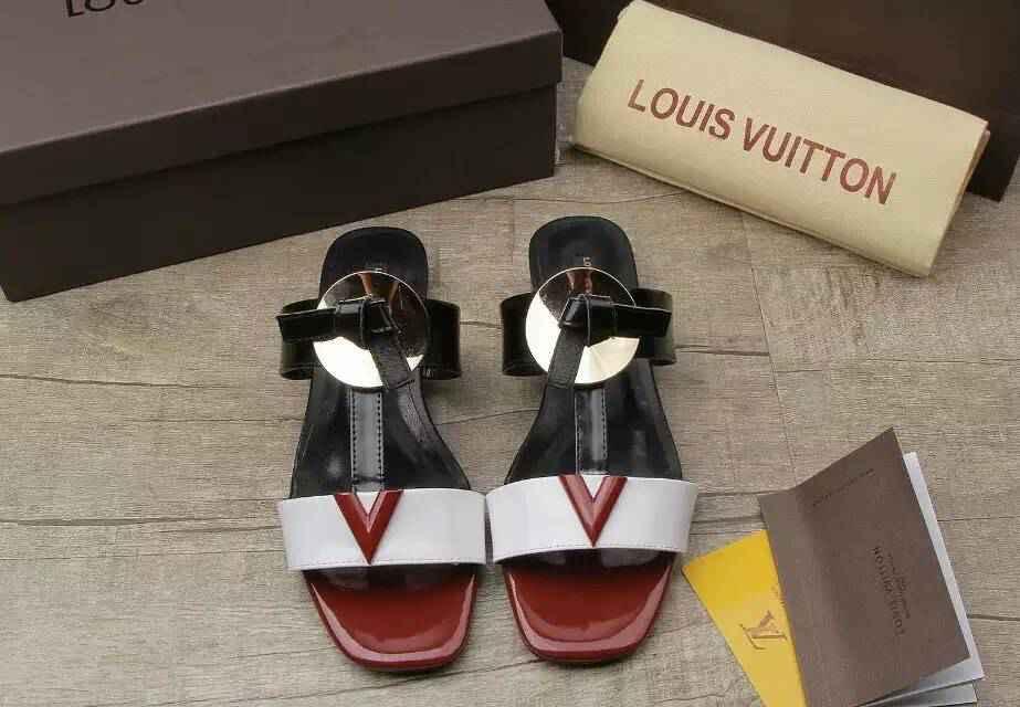 ルイヴィトンコピー 靴 2016春夏新作 Louis Vuitton レディース ミュール lvshoes160405-2